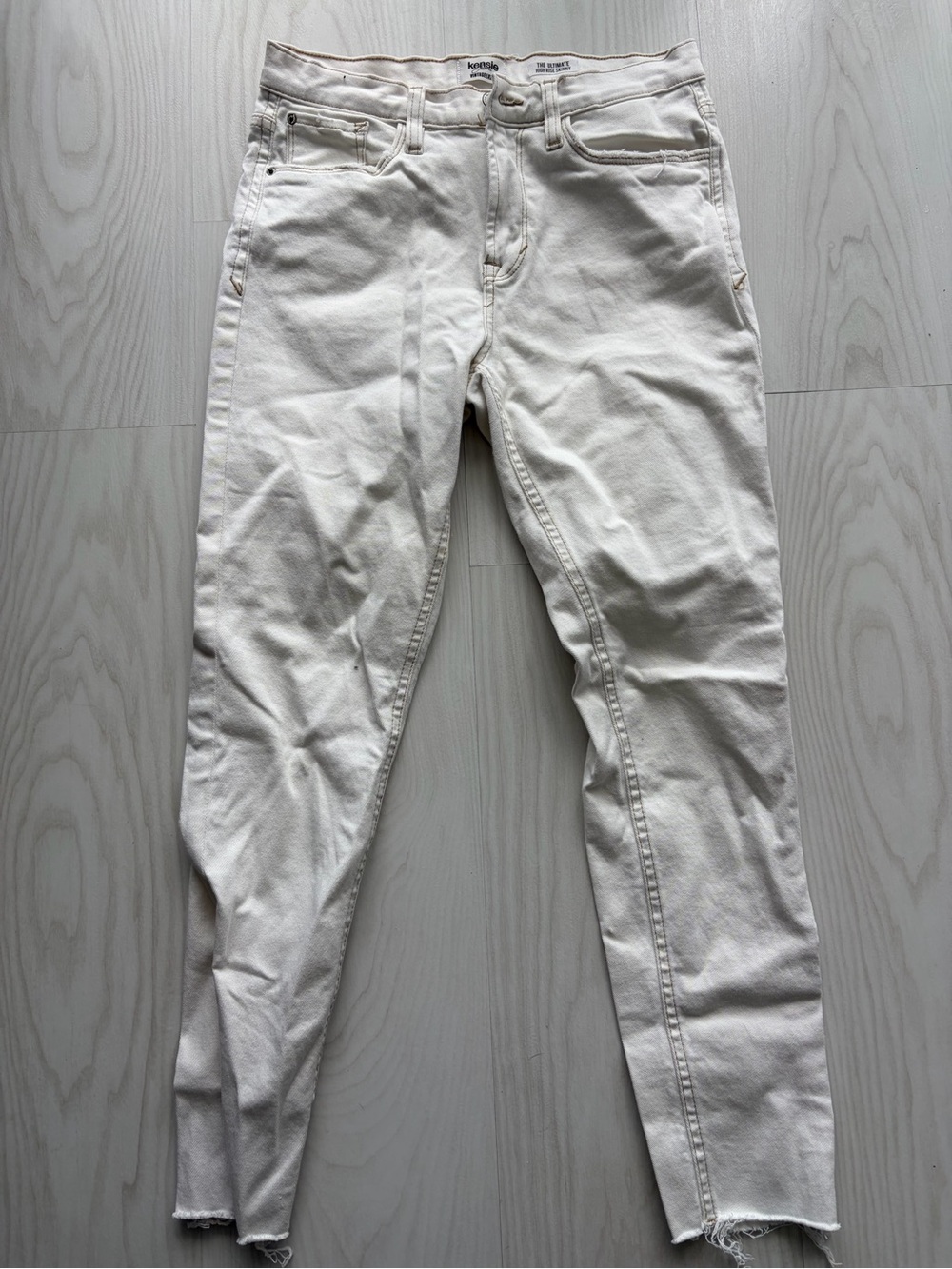 Kensie Off-White Skinny Jeans